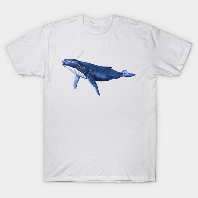 Humpback Whale T-Shirt by SarahWIllustration
